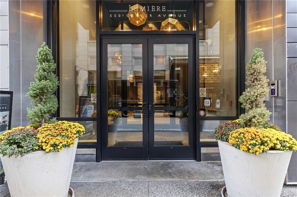 350 Oliver Avenue, Unit 1605 Pittsburgh, PA 15222 - Photo 35 of 40 a view of a entryway door front of house