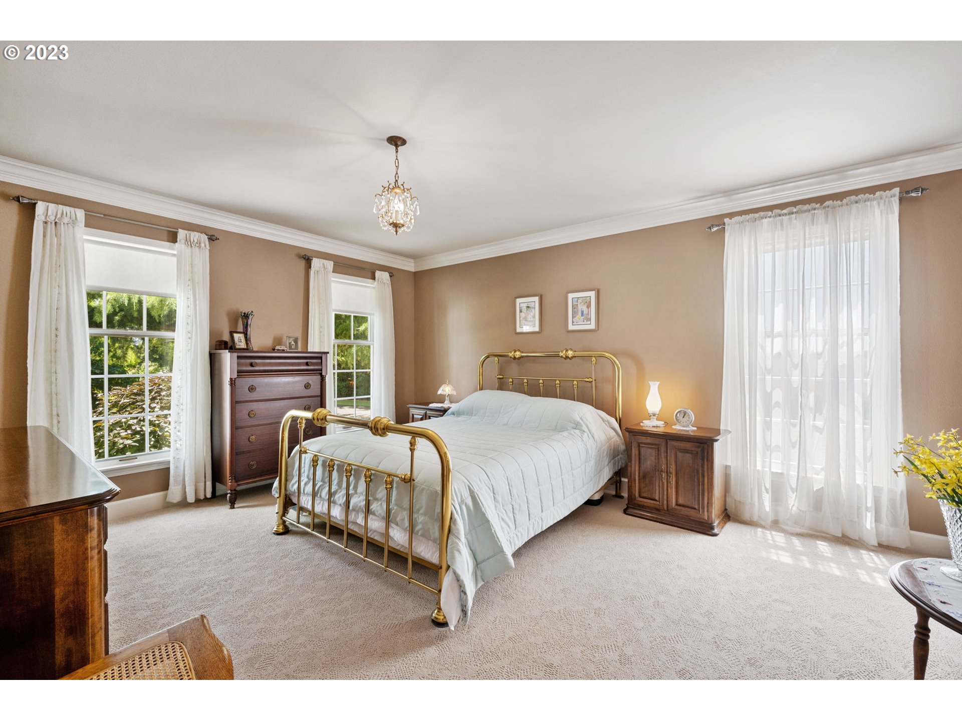 30681 South Needy Road Canby, OR 97013 - Photo 14 of 48 a spacious bedroom with a large bed and windows