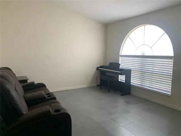 a view of workspace with a window