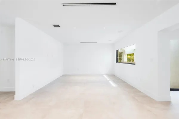 a view of an empty room