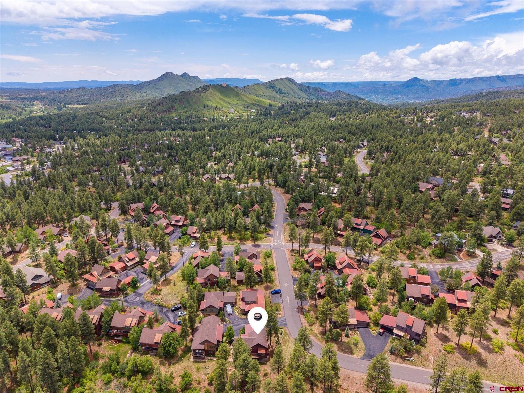152 Red Canyon Trail, Unit R Durango, CO 81301 - Photo 40 of 42 a view of city and mountain