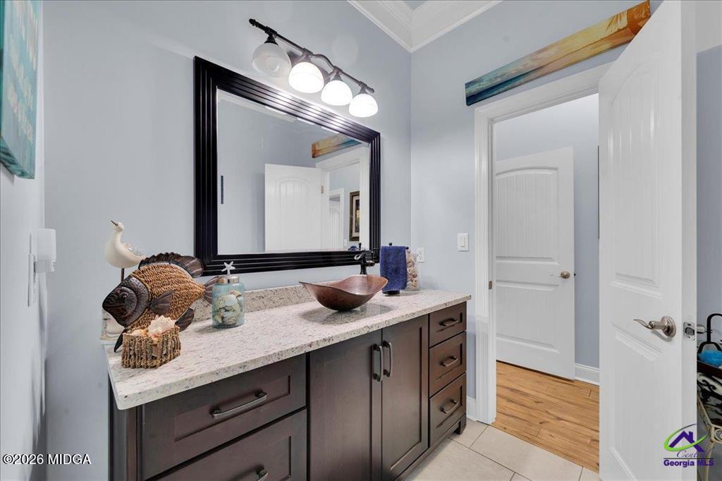 706 Orr Road Fort Valley, GA 31030 - Photo 48 of 50 a bathroom with a sink and a mirror