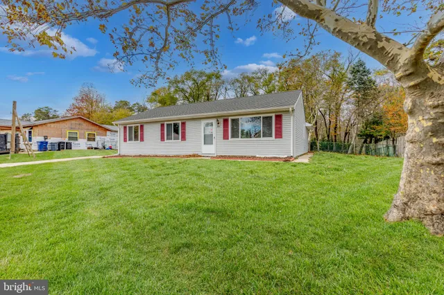 a house view with a garden space