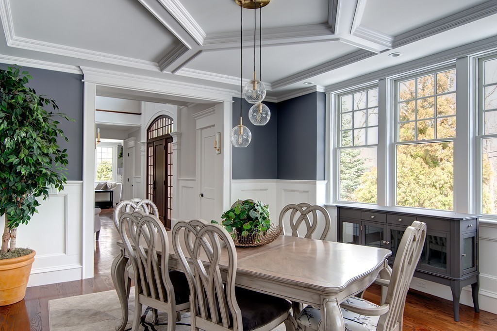 65 White Oak Road Wellesley, MA 02481 - Photo 4 of 28 a view of a dining room with furniture window and outside view
