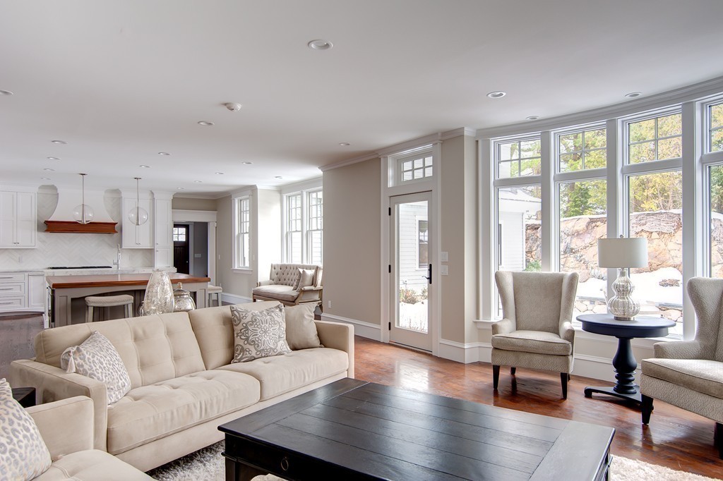 65 White Oak Road Wellesley, MA 02481 - Photo 5 of 28 a living room with furniture fireplace and a large window