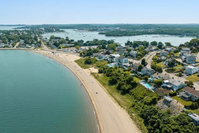 a view of a city and lake view