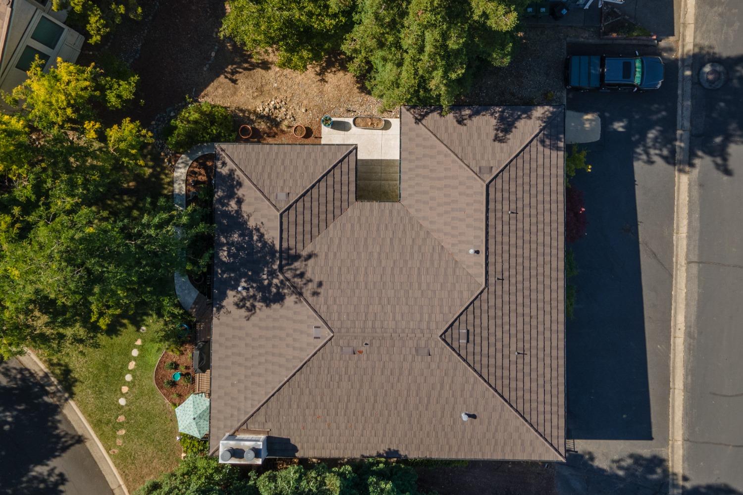 14975 Lago Drive Rancho Murieta, CA 95683 - Photo 37 of 41 an aerial view of a house with a yard