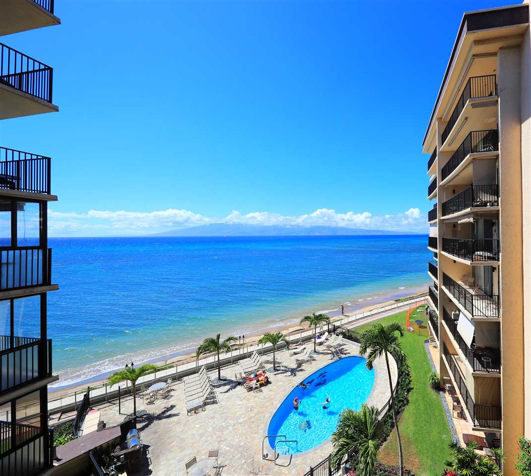 a view of an ocean and a room