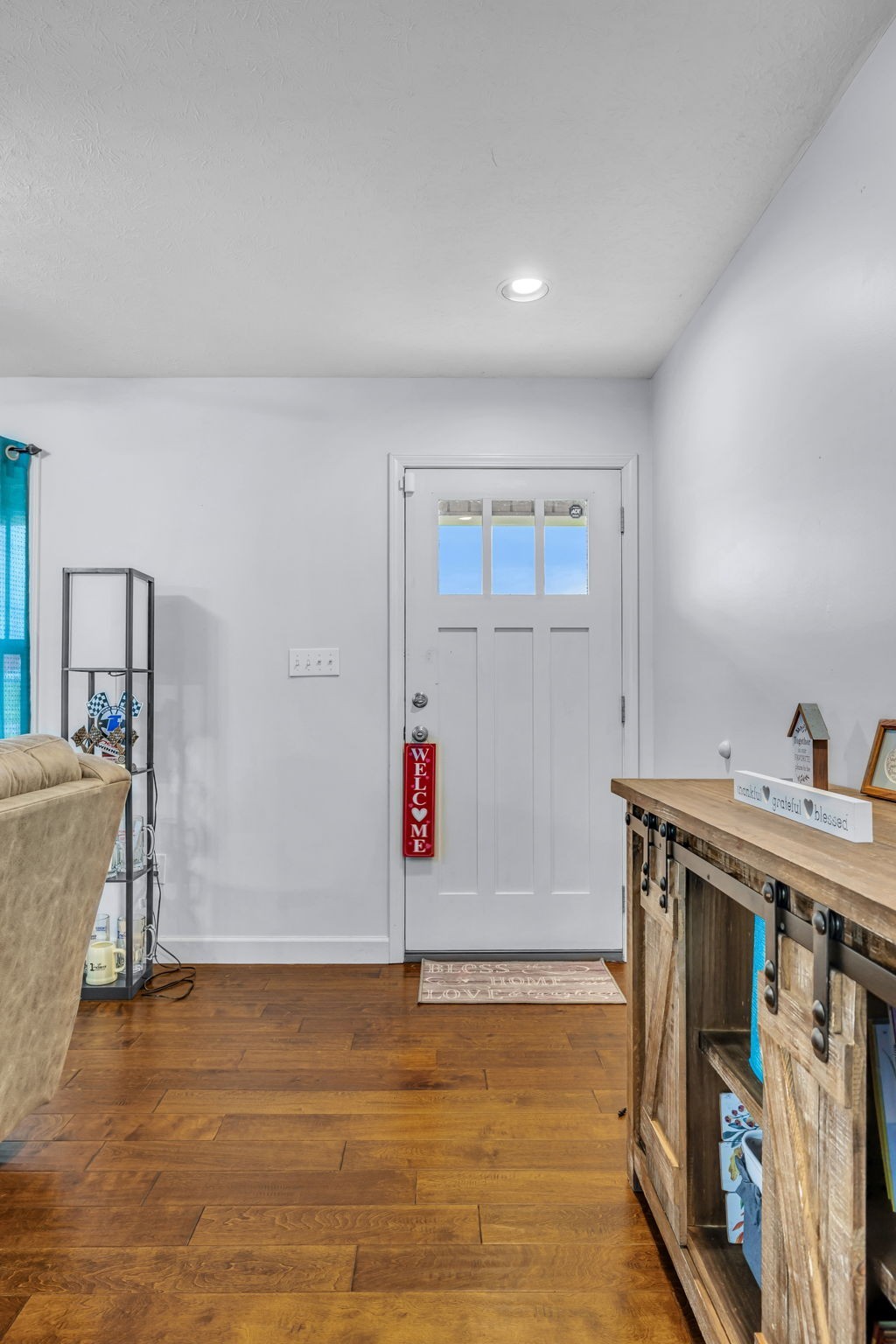 2164 Akersville Road Lafayette, TN 37083 - Photo 12 of 32 a view of a kitchen with a sink and a microwave