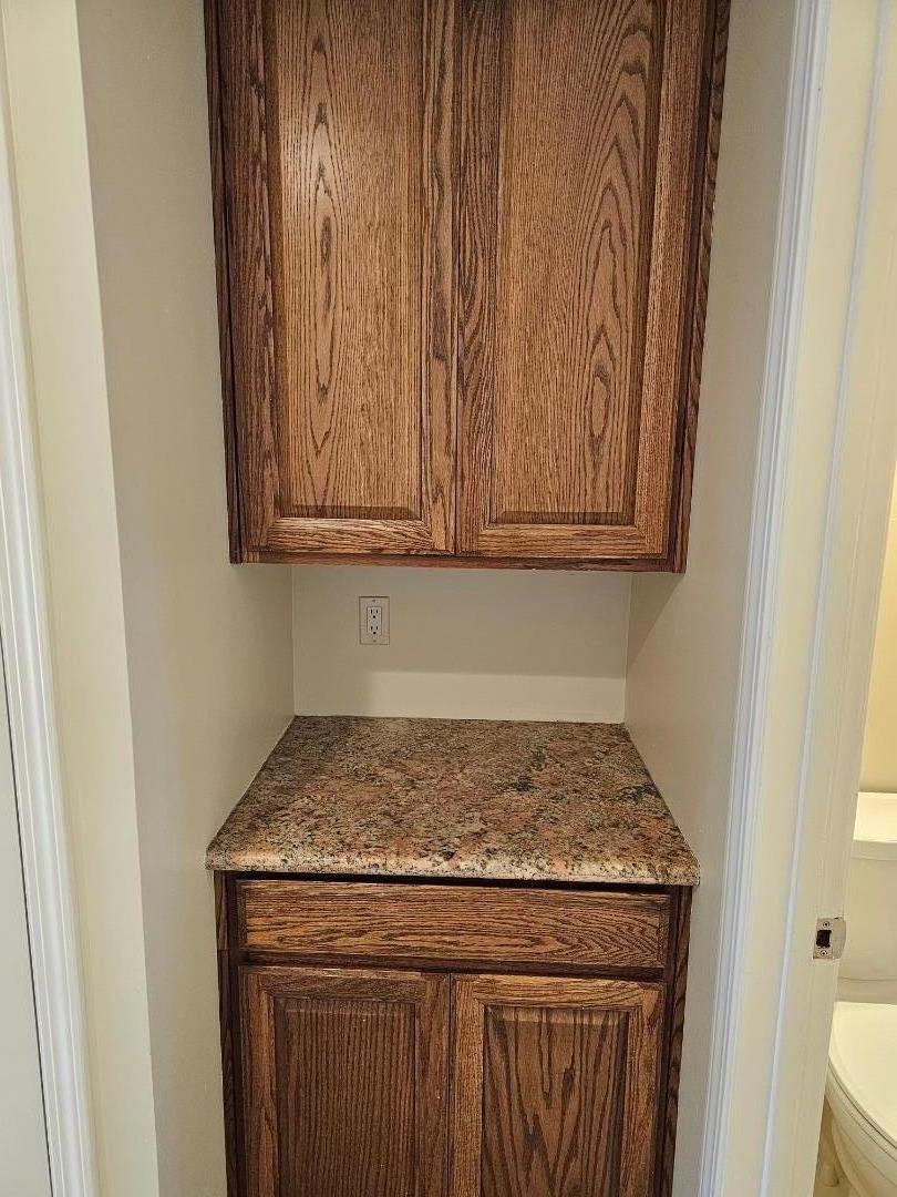 282 Monroe Drive, Unit 1 Mountain View, CA 94040 - Photo 11 of 14 a bathroom with a granite countertop sink and dishwasher