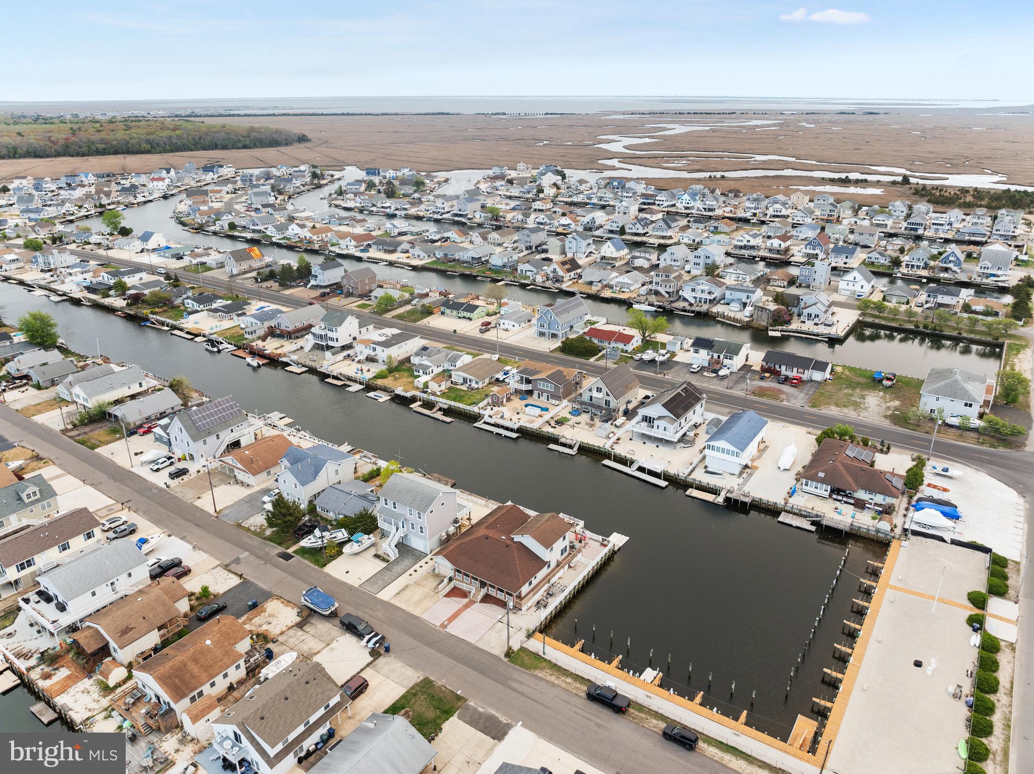 8 South Captain Drive Tuckerton, NJ 08087 - Photo 39 of 52 an aerial view of a city with ocean view