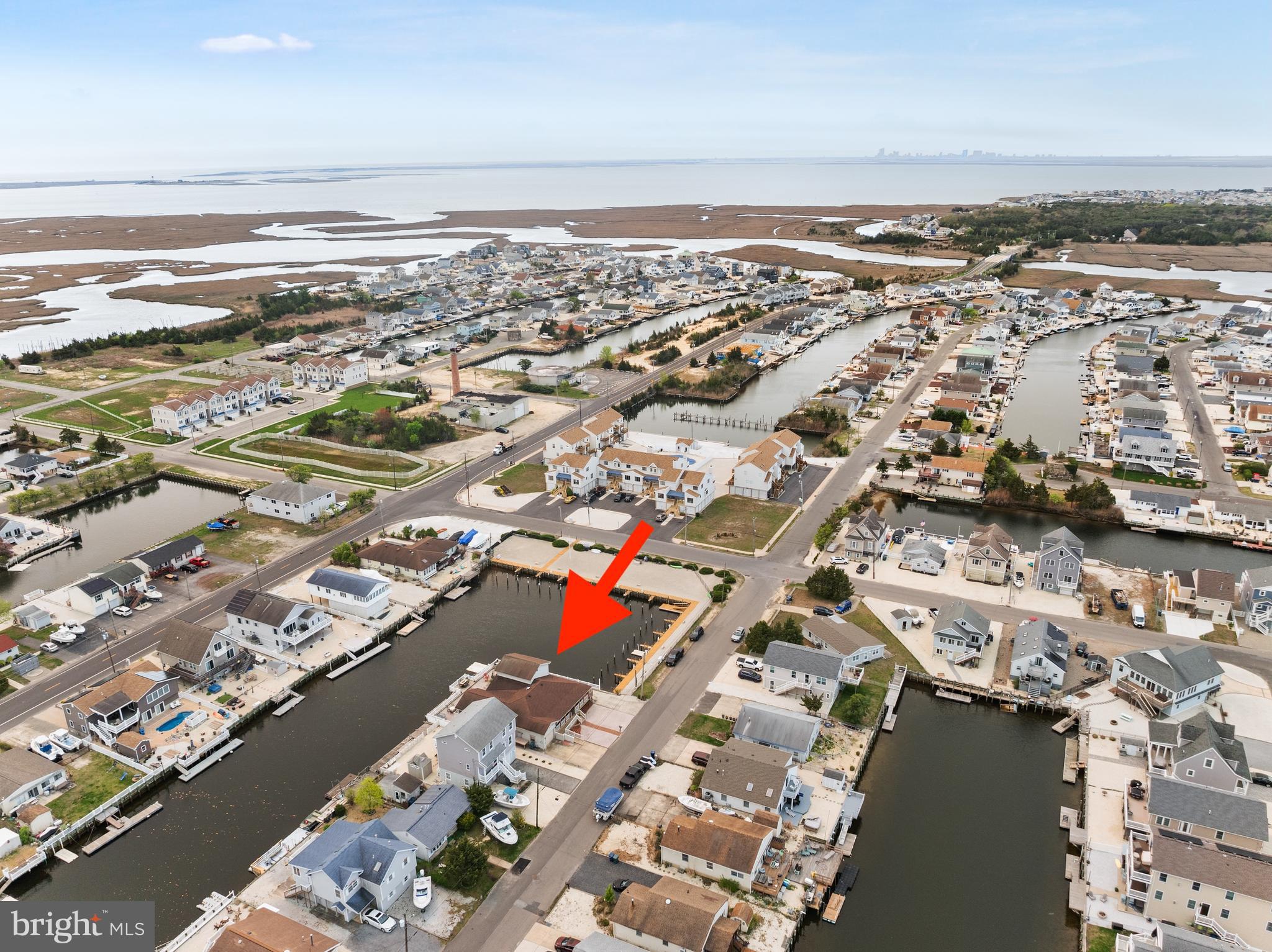 8 South Captain Drive Tuckerton, NJ 08087 - Photo 40 of 52 an aerial view of a city with ocean view