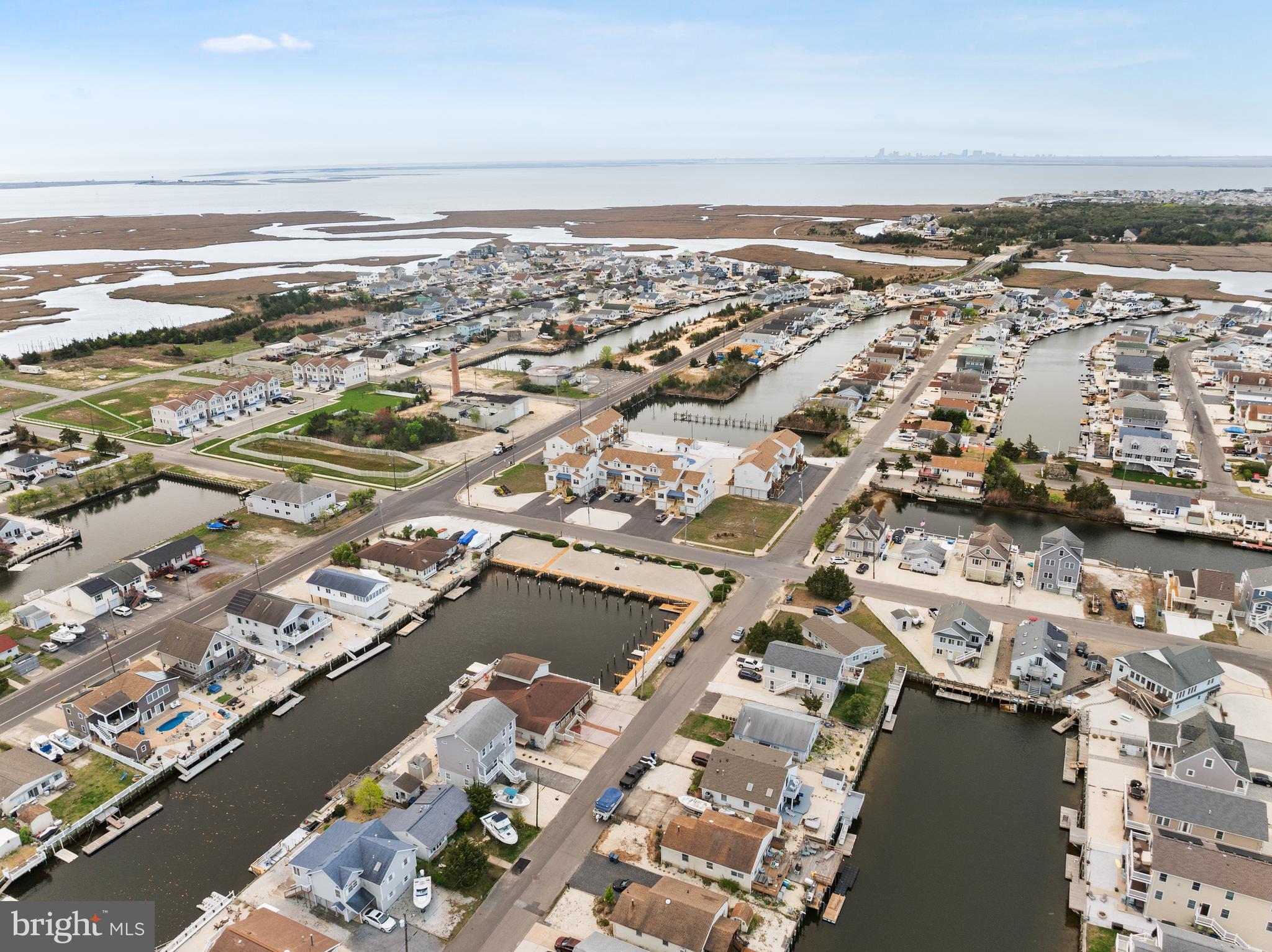 8 South Captain Drive Tuckerton, NJ 08087 - Photo 41 of 52 an aerial view of a city with ocean view