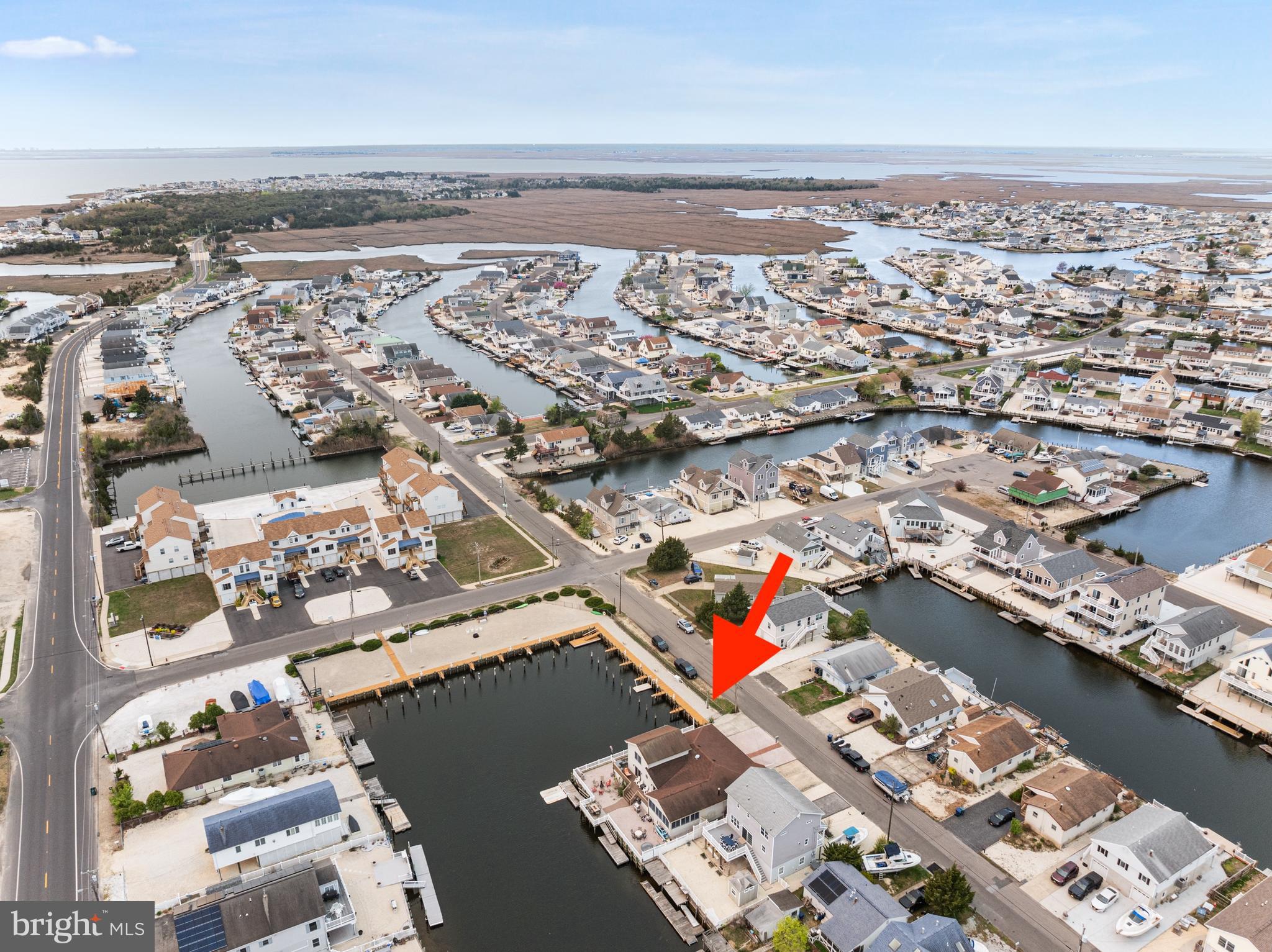 8 South Captain Drive Tuckerton, NJ 08087 - Photo 46 of 52 an aerial view of a city with ocean view