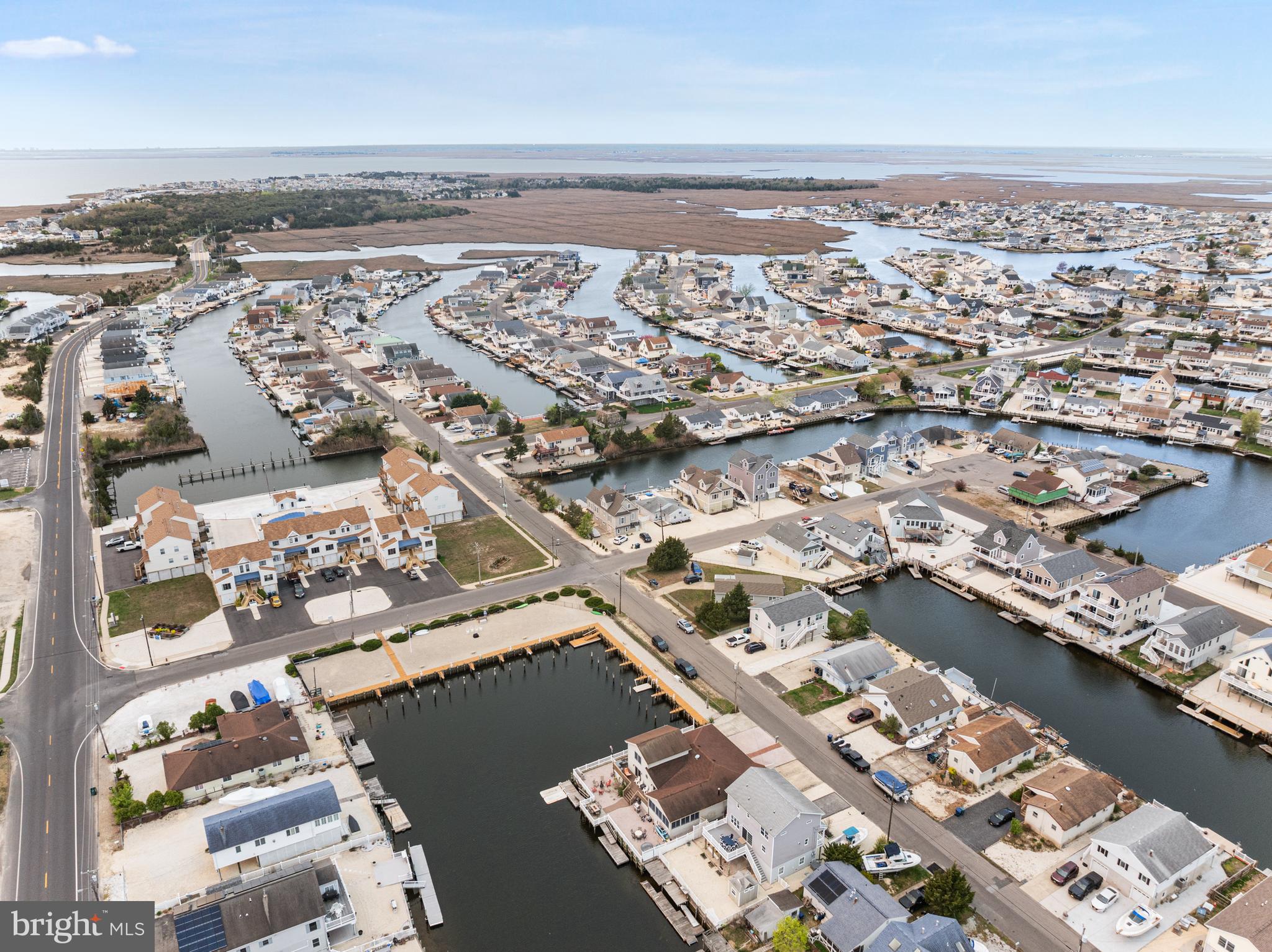 8 South Captain Drive Tuckerton, NJ 08087 - Photo 50 of 52 an aerial view of a city with ocean view