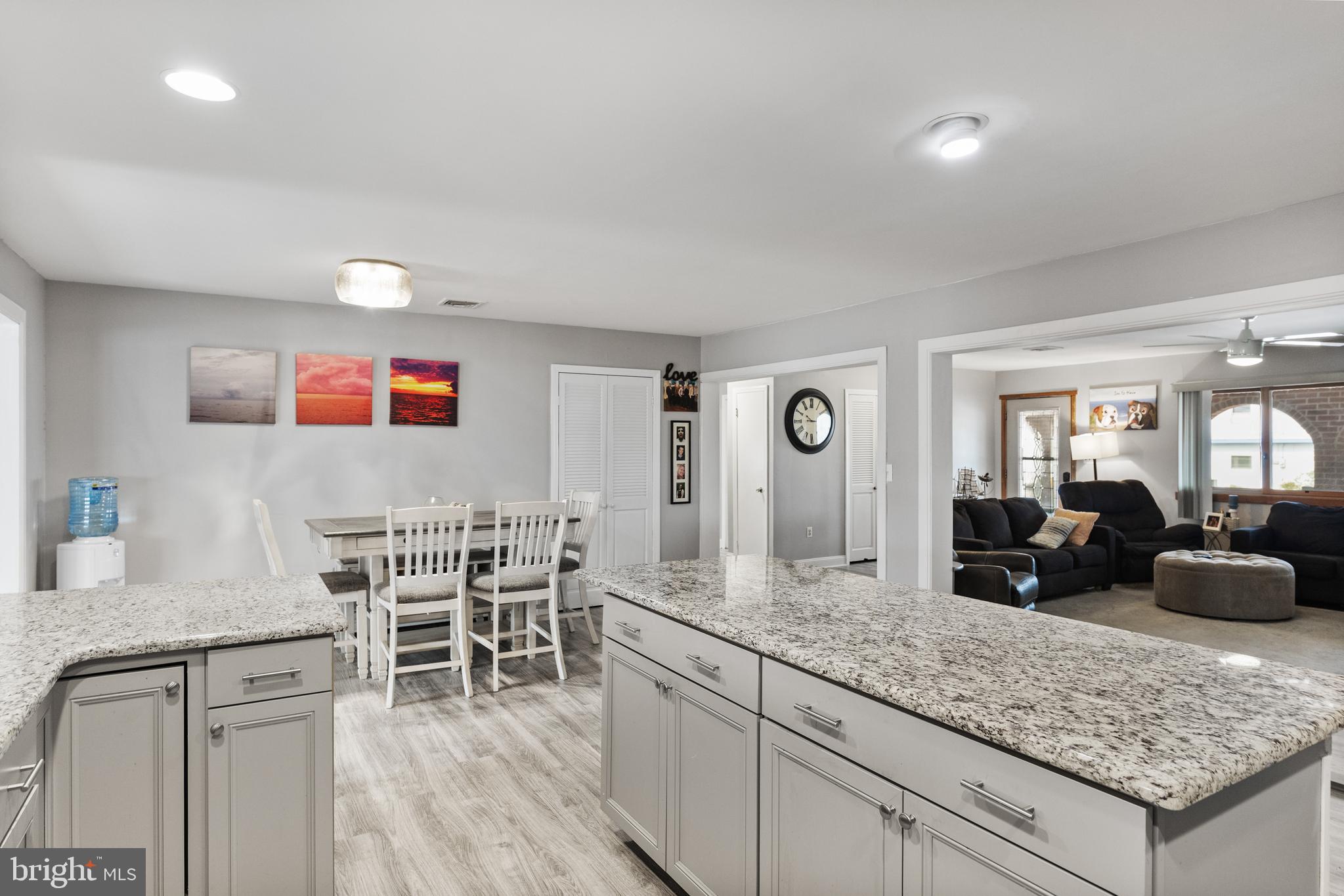 8 South Captain Drive Tuckerton, NJ 08087 - Photo 9 of 52 a kitchen with granite countertop a sink and white cabinets