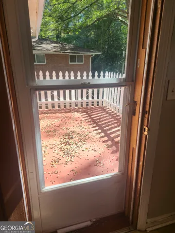 a view of empty room