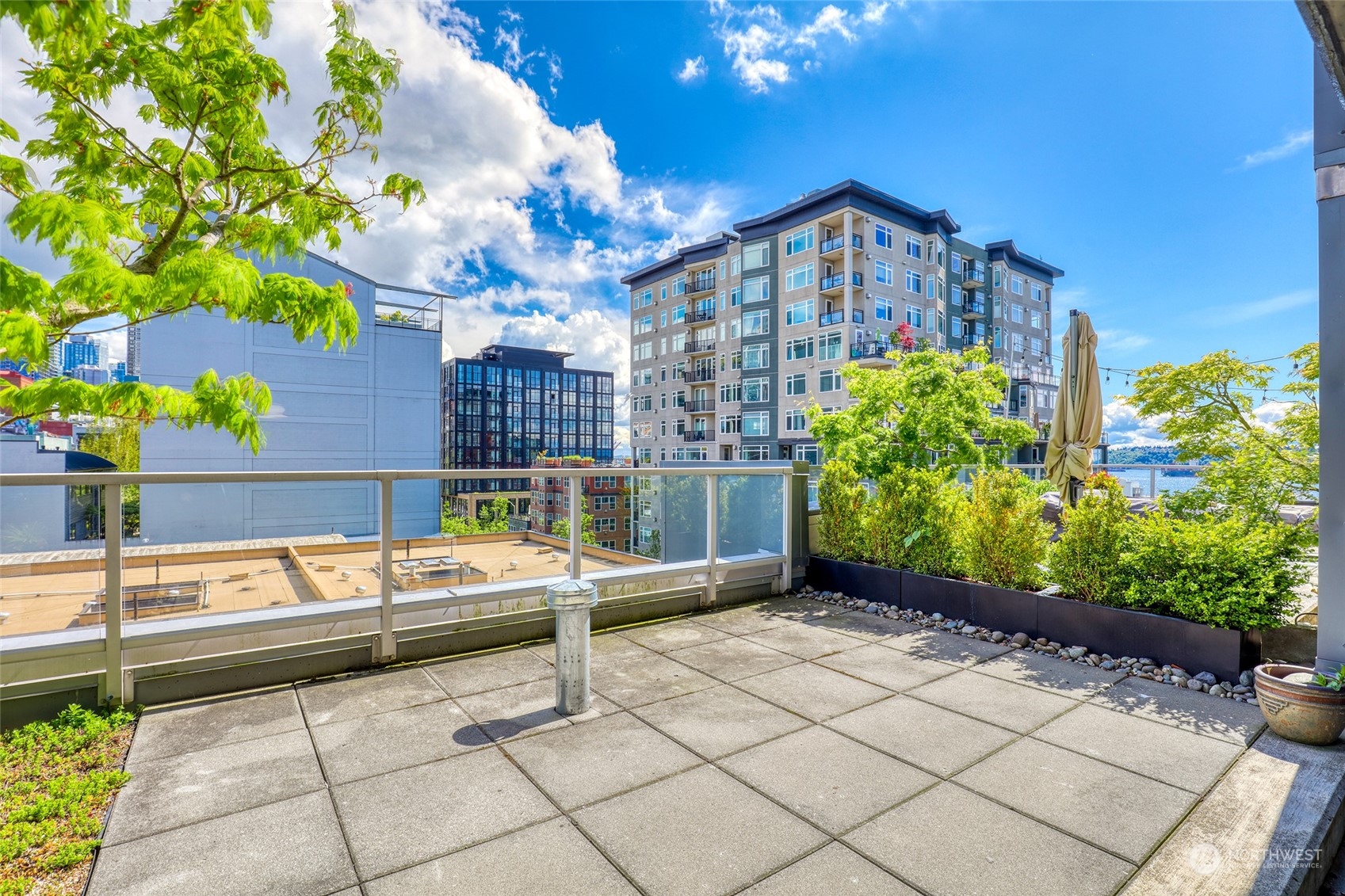 76 Cedar Street, Unit 710 Seattle, WA 98121 - Photo 10 of 20 a view of a terrace with sitting area