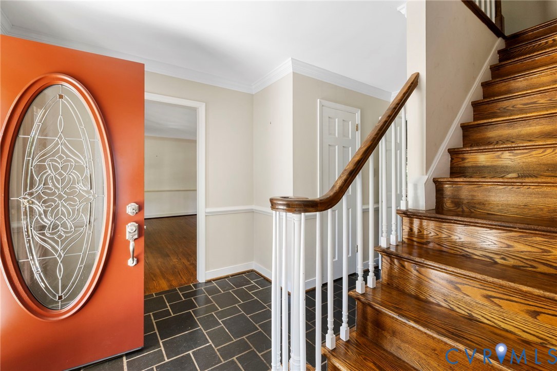 11520 Ivywood Road Chester, VA 23831 - Photo 3 of 35 Enter into foyer with hall closet and stair up to