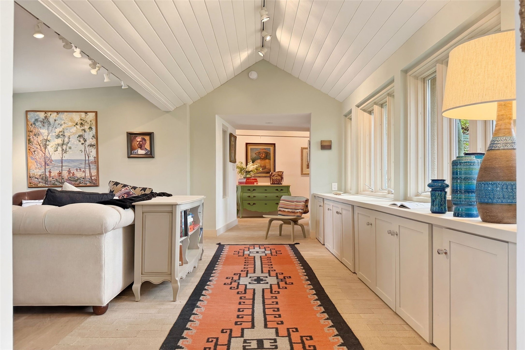 55 Paseo Del Rancho Santa Fe, NM 87506 - Photo 14 of 61 Hallway and Den