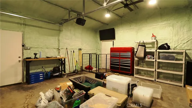 a living room with a couch and a table