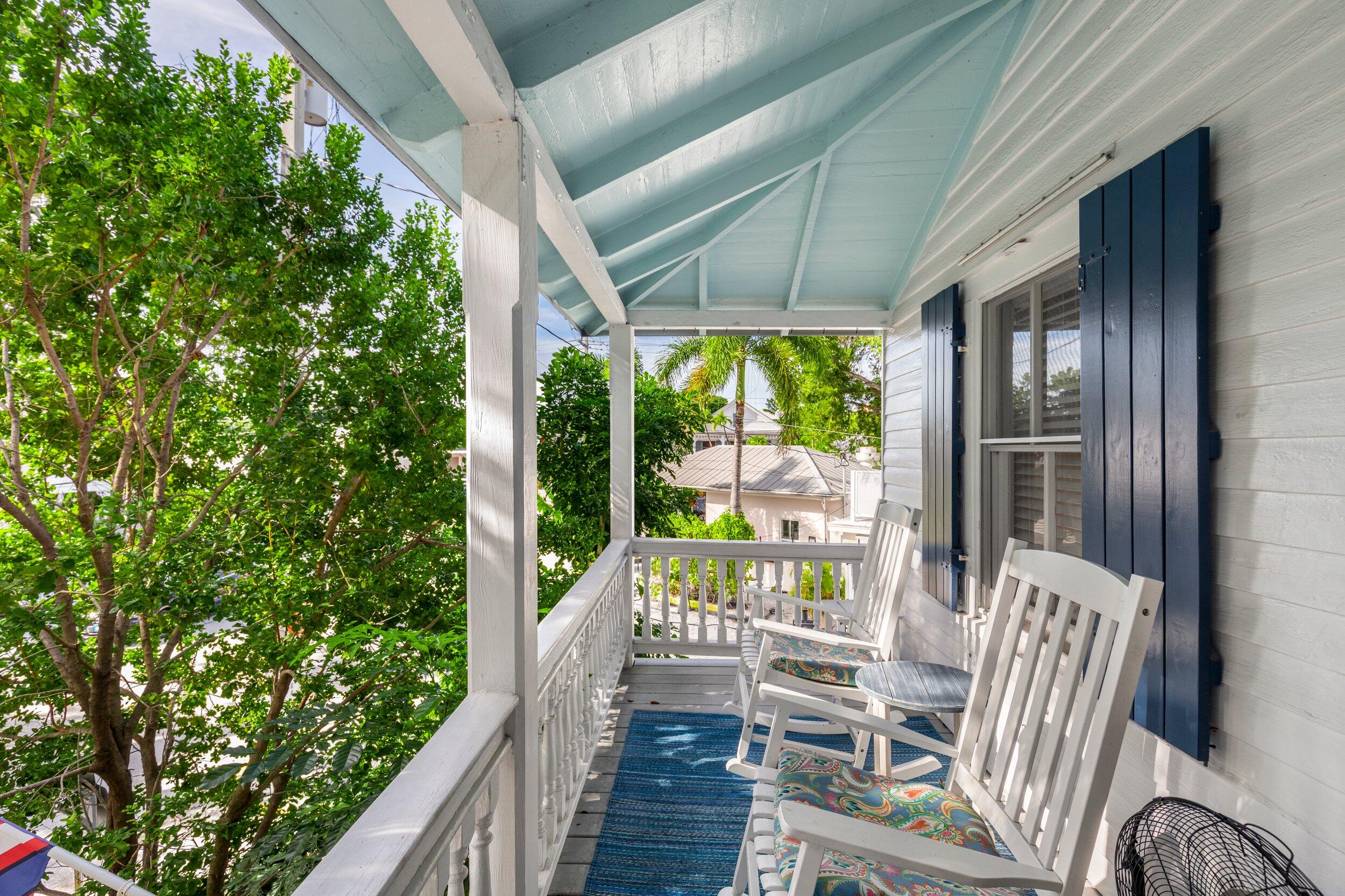 409 Grinnell Street Key West, FL 33040 - Photo 39 of 47 a view of balcony with furniture