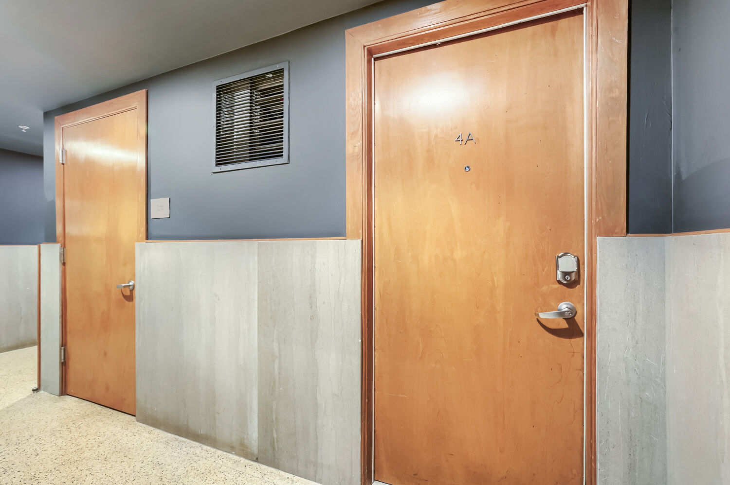 710 Colorado Street, Unit 4A Austin, TX 78701 - Photo 25 of 40 The front door to unit 4A, which is situated on the 4th floor.