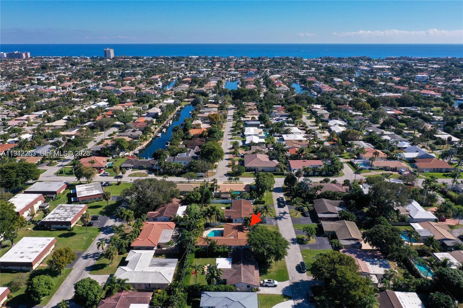 2011 Northeast 31st Court Lighthouse Point, FL 33064 - Photo 32 of 33 an aerial view of a city