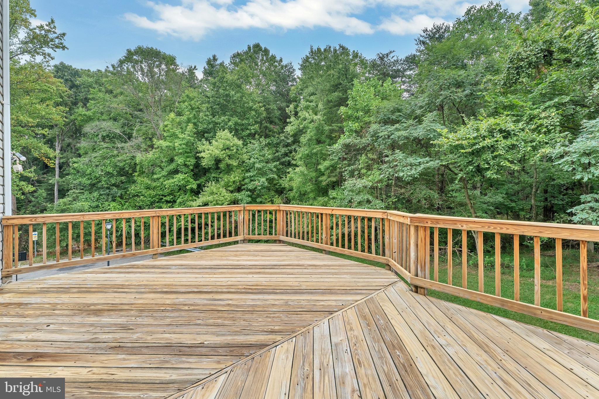 8800 Hardesty Drive Clinton, MD 20735 - Photo 24 of 34 Large Deck that backs into woods