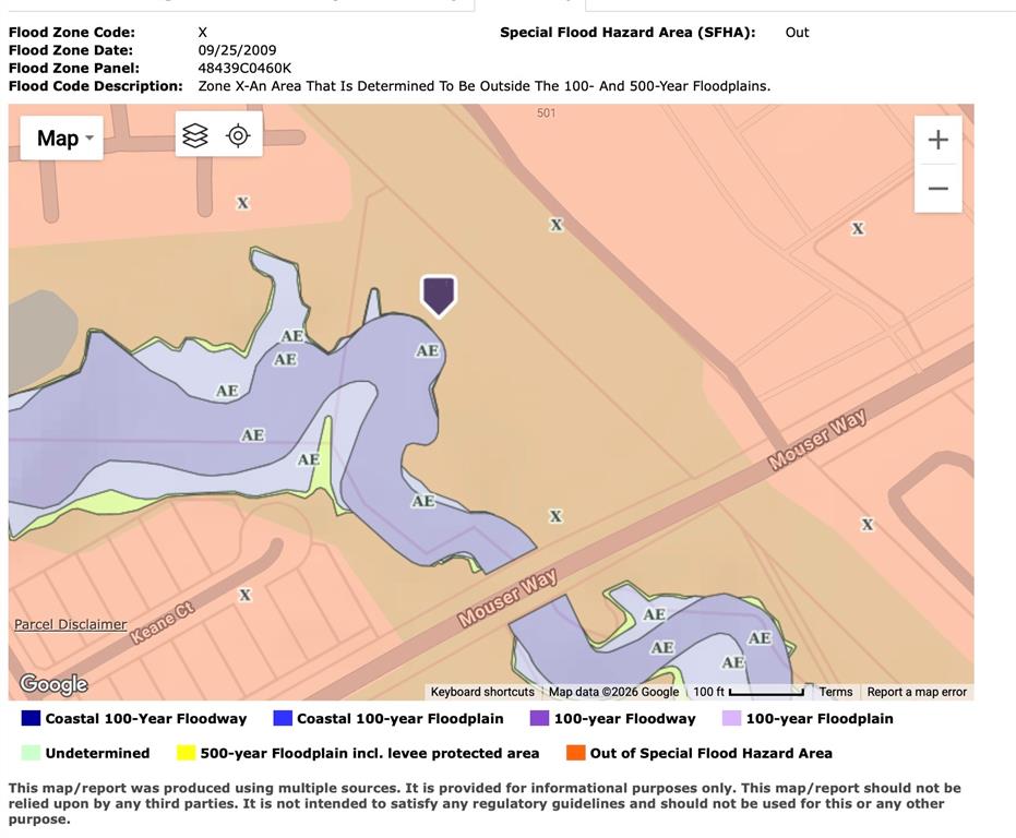 497 House Road Mansfield, TX 76063 - Photo 3 of 7 Flood Map