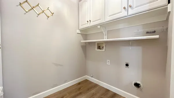 a view of a closet