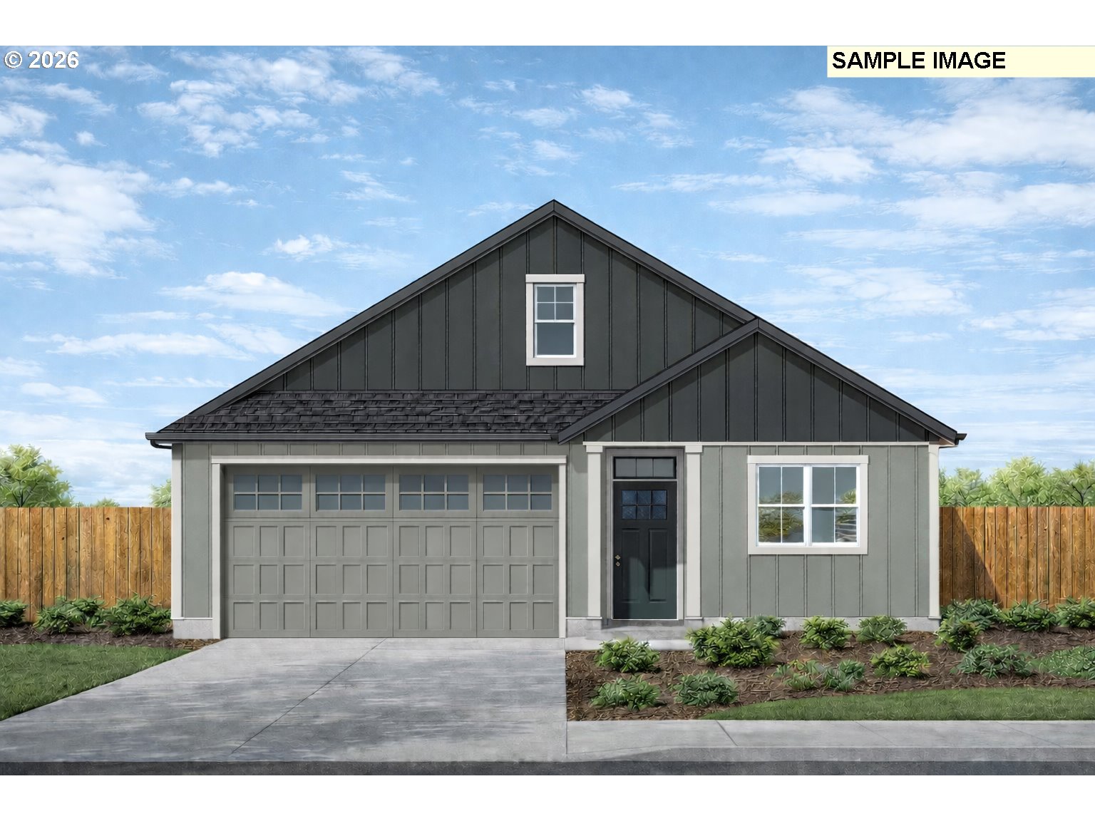 1715 Southeast Hankel Street Dallas, OR 97338 - Photo 1 of 4 a front view of a house with a yard and garage
