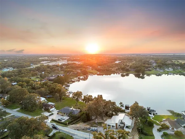 a view of city and ocean