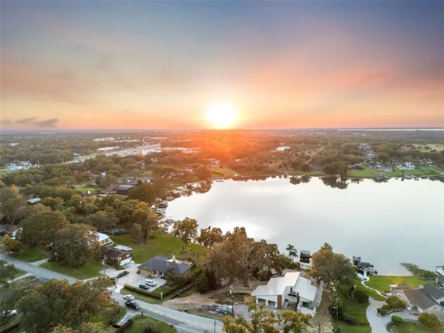 a view of city and ocean