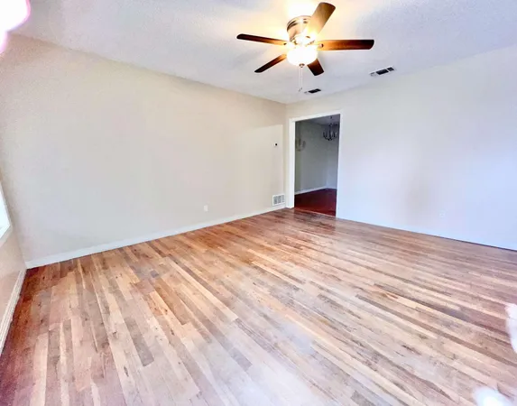 wooden floor in an empty room