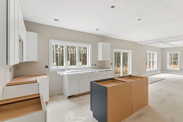a room with furniture and windows