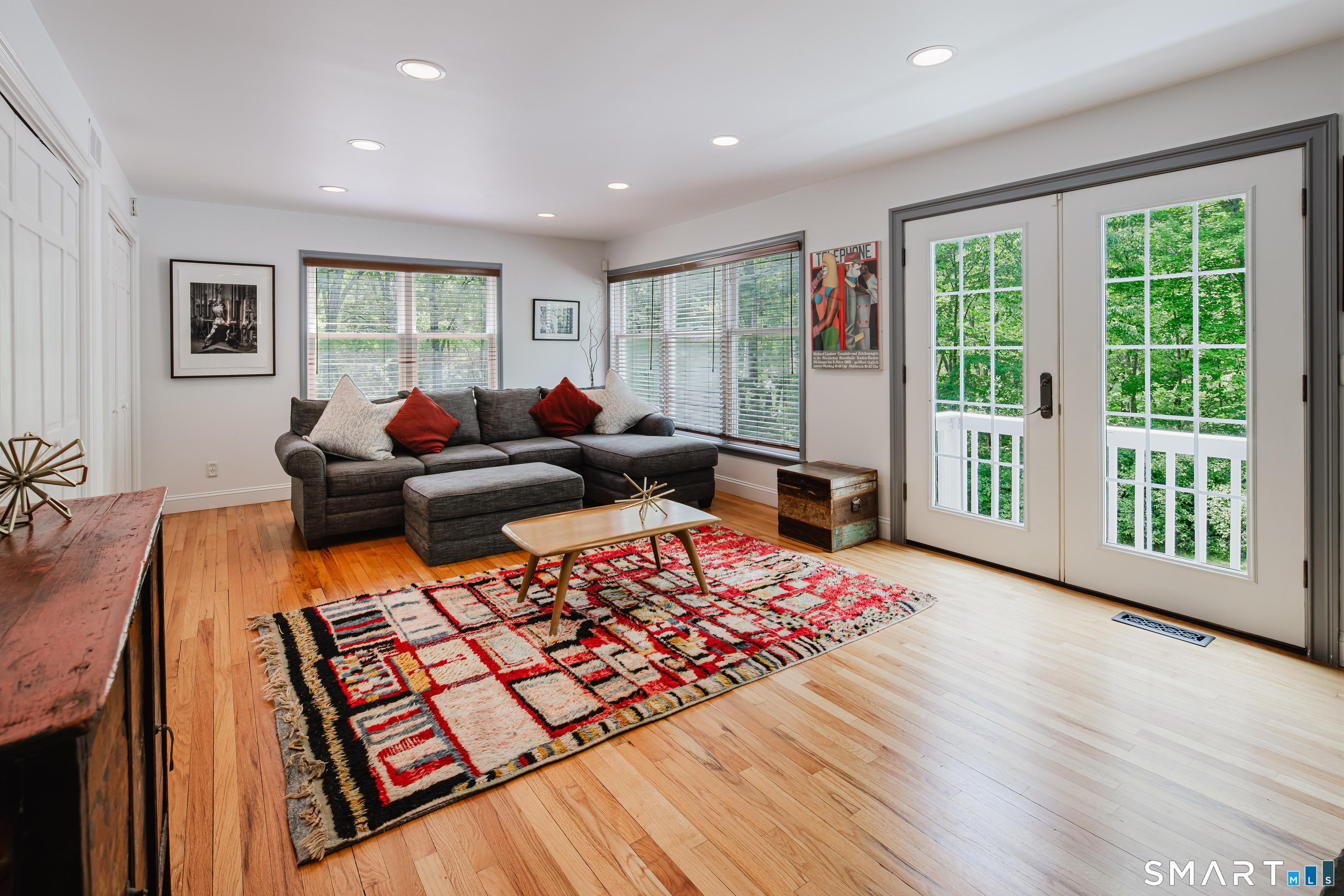 3 Partridge Trail Sherman, CT 06784 - Photo 11 of 37 a living room with furniture rug and wooden floor