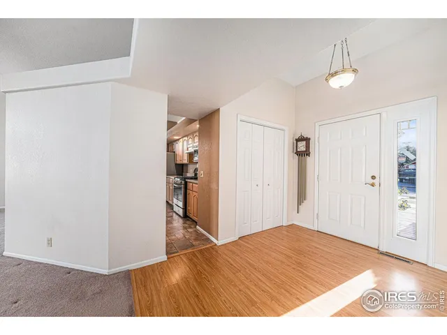 a view interior of a house with wooden floor