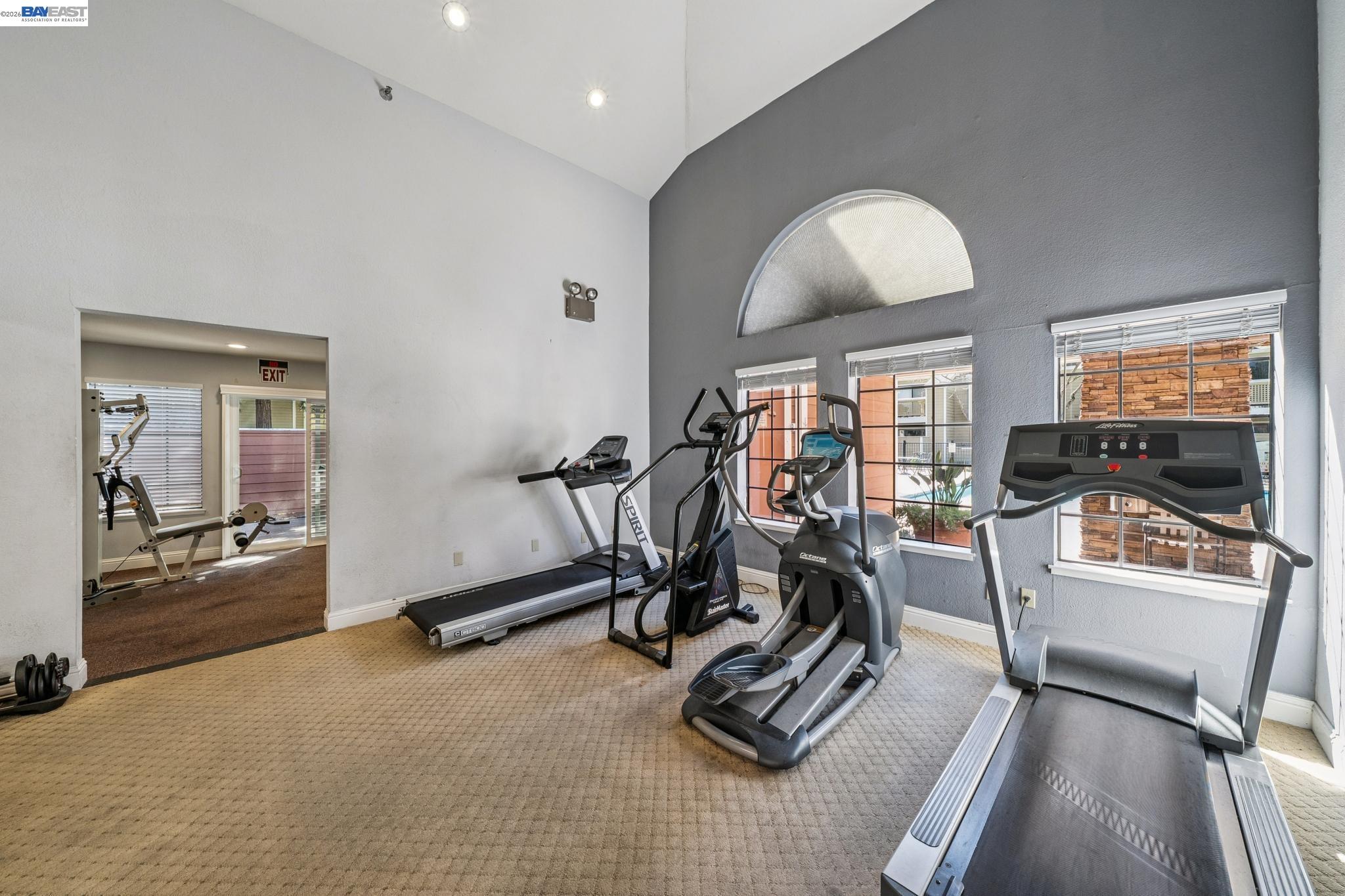 182 Eastridge Drive San Ramon, CA 94582 - Photo 47 of 54 a view of a room with gym equipment