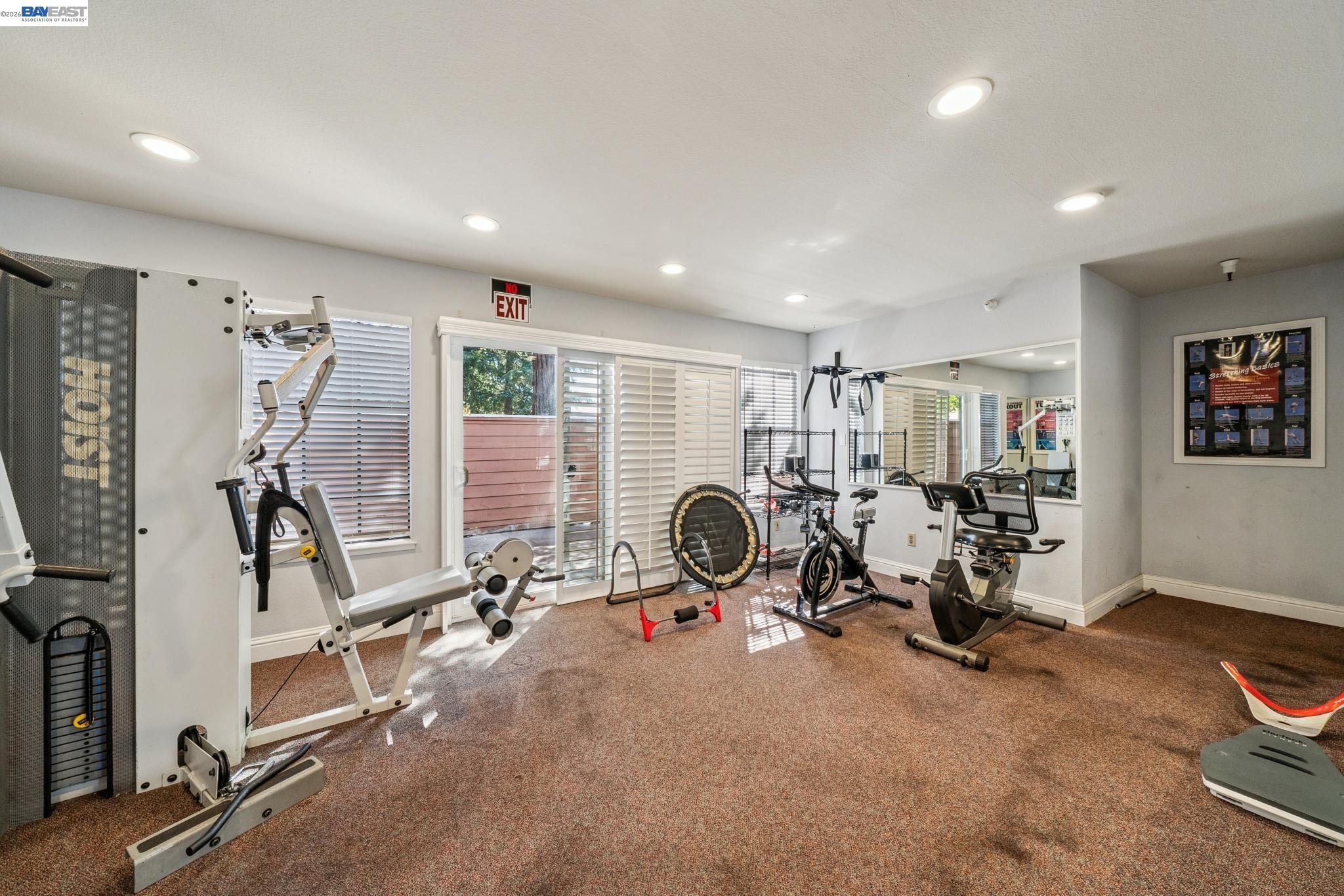 182 Eastridge Drive San Ramon, CA 94582 - Photo 50 of 54 a view of a room with gym equipment