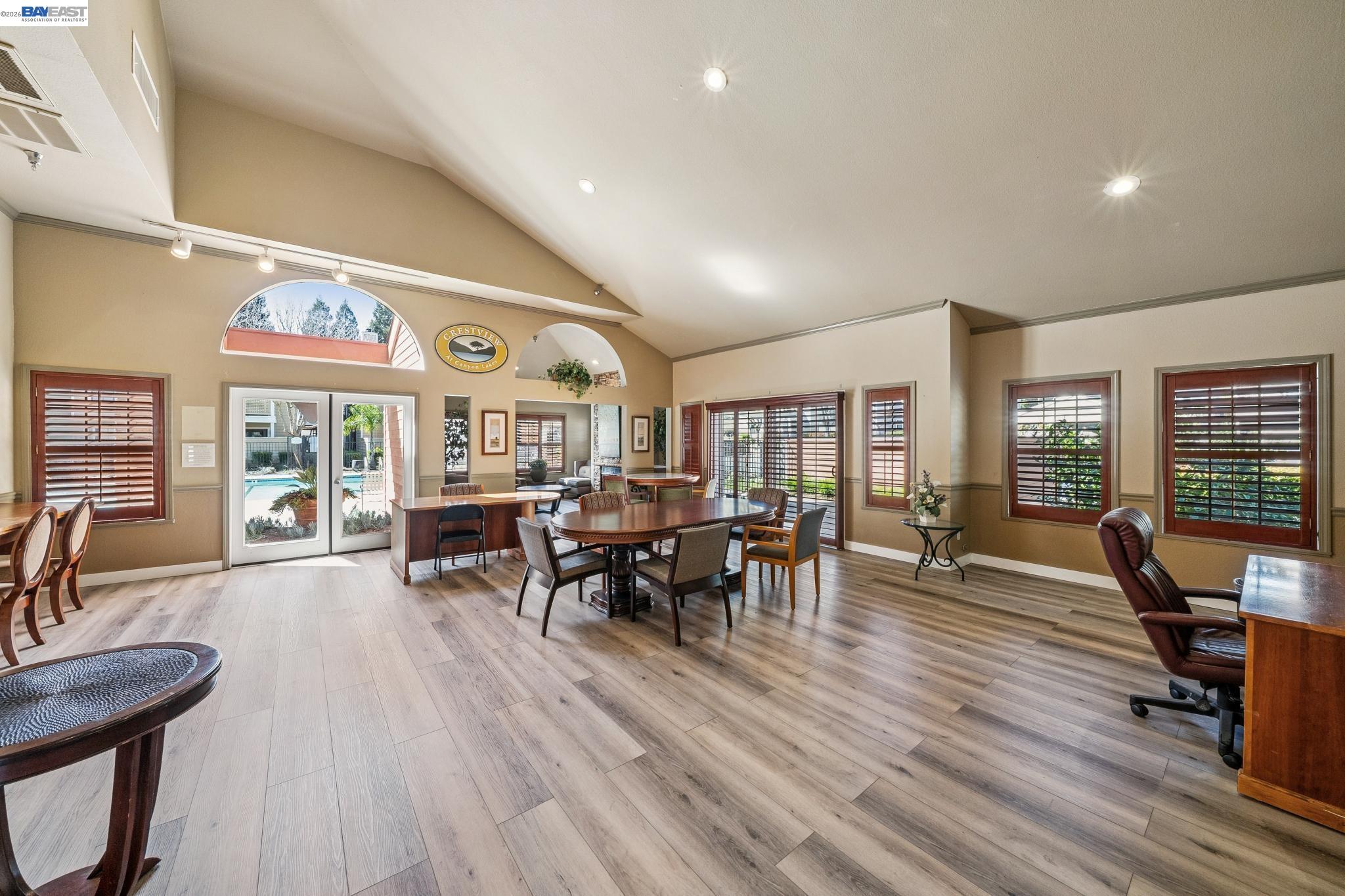 182 Eastridge Drive San Ramon, CA 94582 - Photo 51 of 54 a view of a dining room with furniture window and outside view