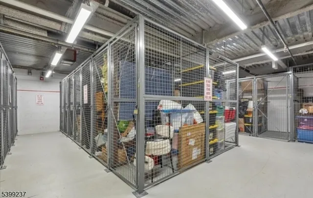 a view of storage and utility room