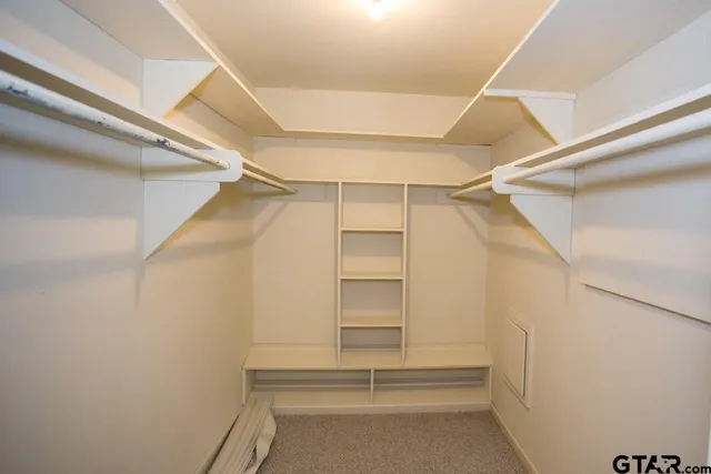 a view of walk in closet