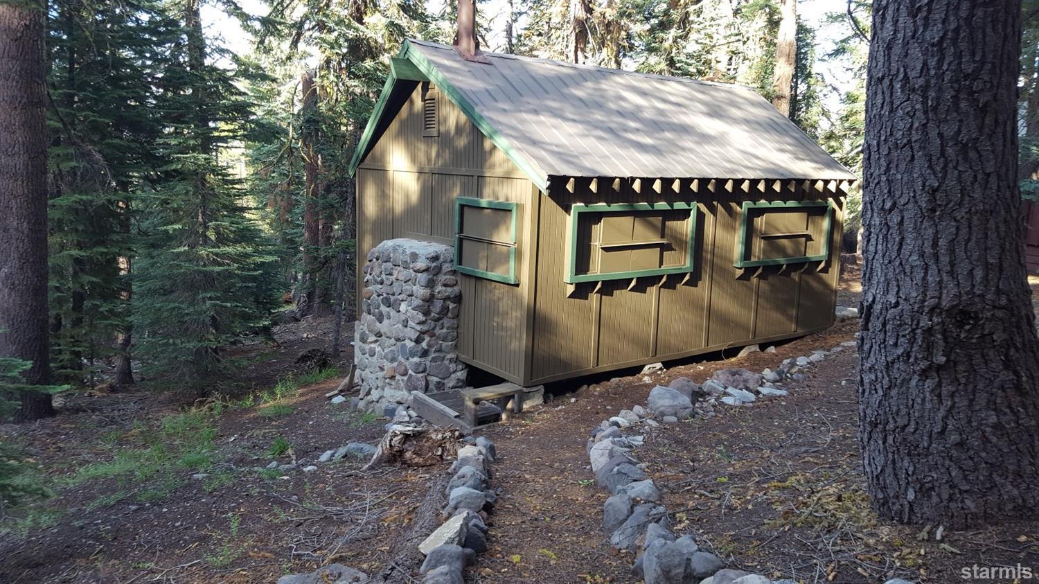 50300 Devils Gate Road, Unit 3 Kirkwood, CA 95646 - Photo 9 of 11 back view of cabin - walkway to outdoor cooking area.