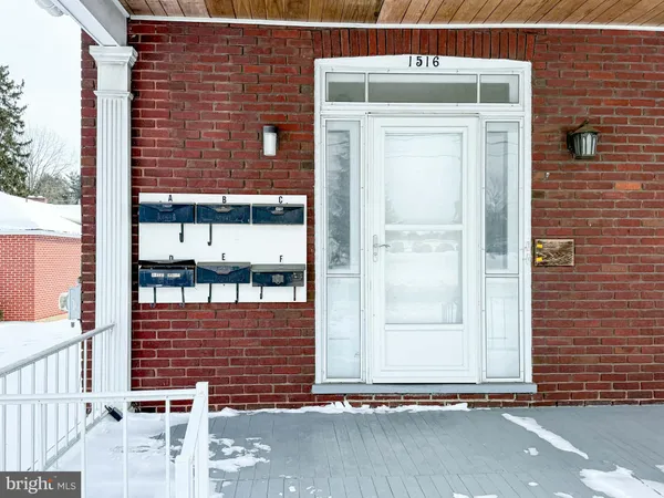 a brick building with a window