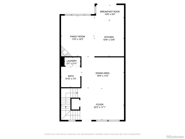 a picture of a floor plan