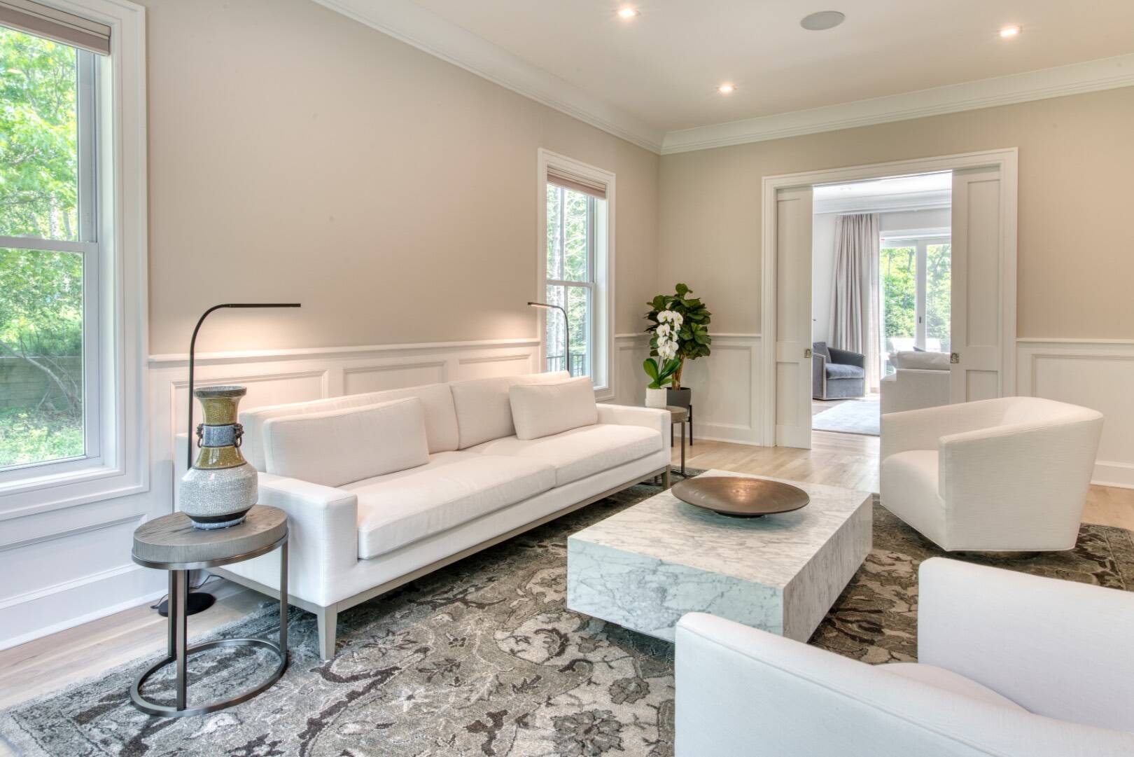 10 Dead Trail Road Water Mill, NY 11976 - Photo 9 of 19 a living room with furniture and a potted plant