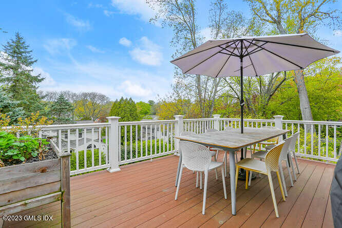 19 Crawford Terrace Riverside, CT 06878 - Photo 22 of 26 a view of a wooden deck with furniture