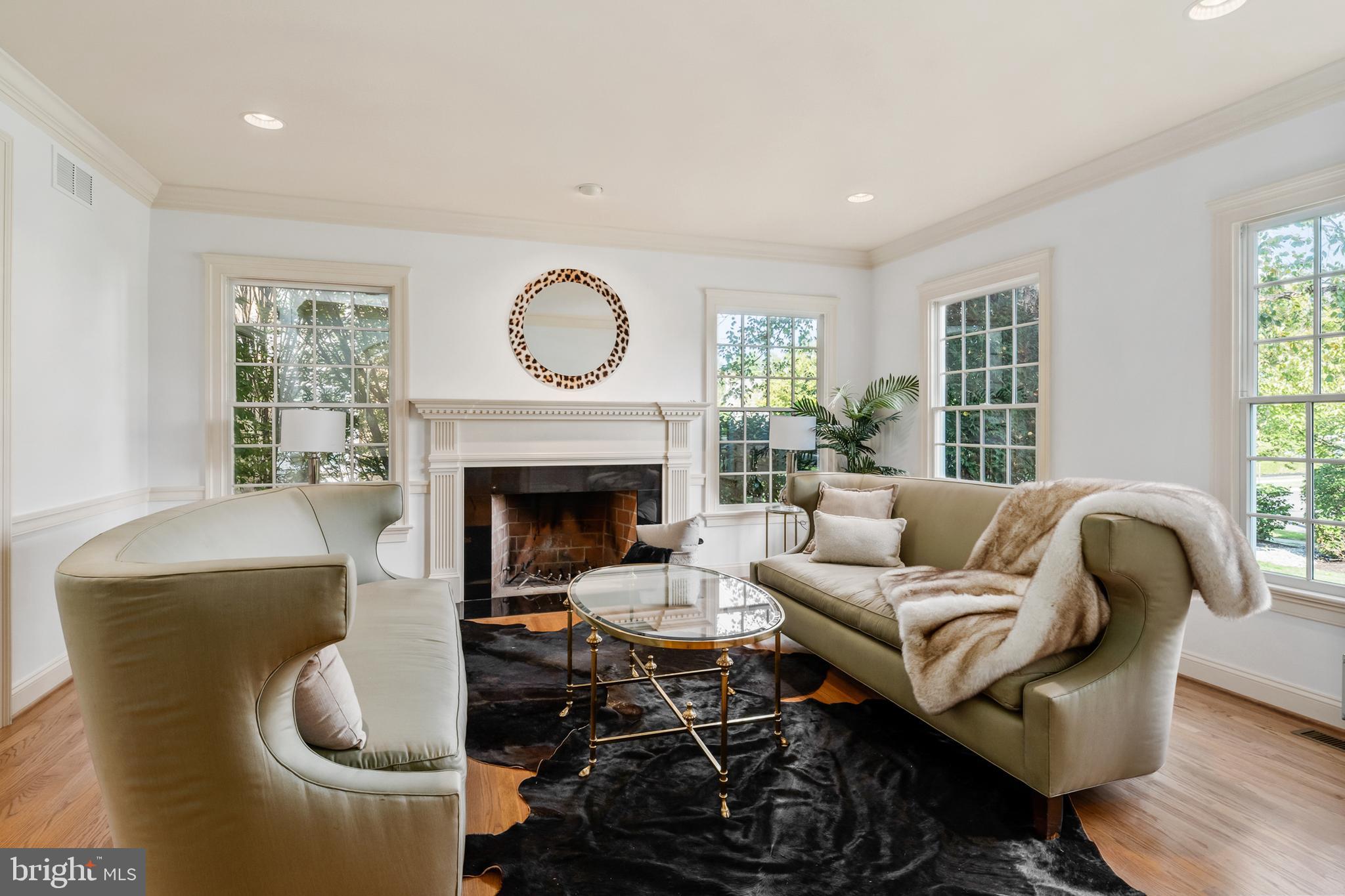 809 Matlack Drive Moorestown, NJ 08057 - Photo 11 of 67 a living room with furniture and a fireplace