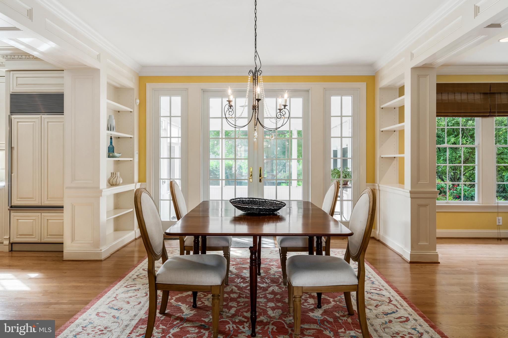 809 Matlack Drive Moorestown, NJ 08057 - Photo 17 of 67 a view of a dining room with furniture window and wooden floor